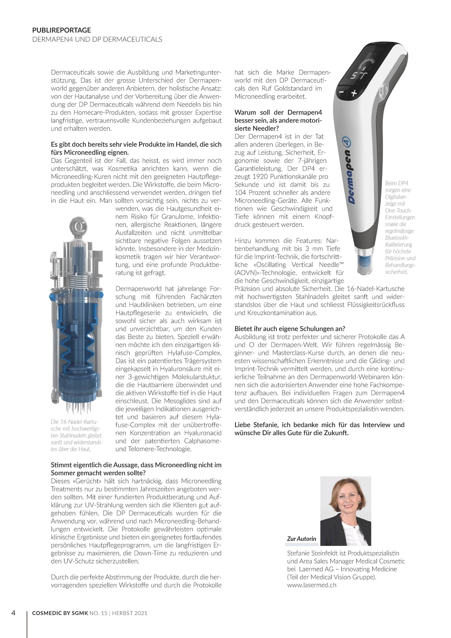 Dermapen 4™ MD – Microneedling-System, Variante: für Ärzte