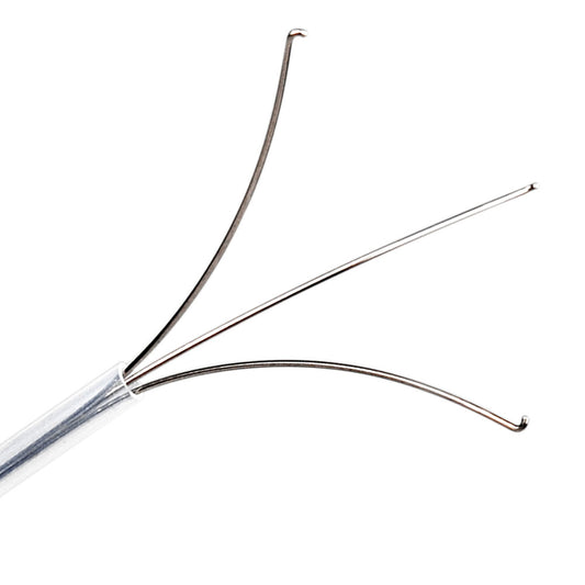 Disposable 3-Prong Type Grasping Forceps, 2.5mm diameter, 230 cm length