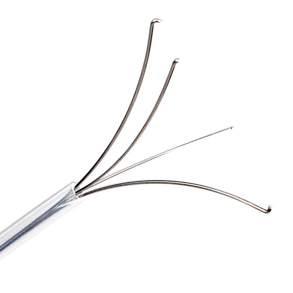 Disposable 4-Prong Type Grasping Forceps, 2.5mm diameter, 230 cm length